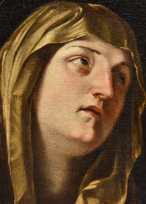 Guido Reni (Bologna, 1575 - 1642) Werkstatt Von, Die betende Jungfrau (oder Mater Dolorosa)