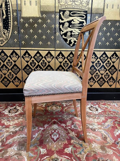 Suite de 9 chaises de style Louis XVI-Directoire
