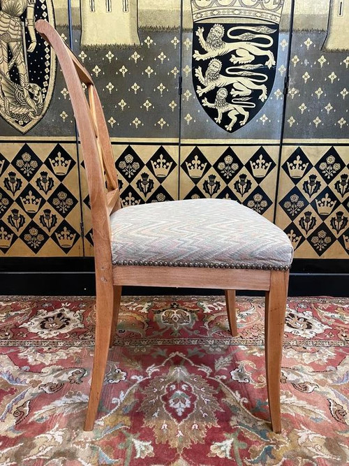 Suite de 9 chaises de style Louis XVI-Directoire