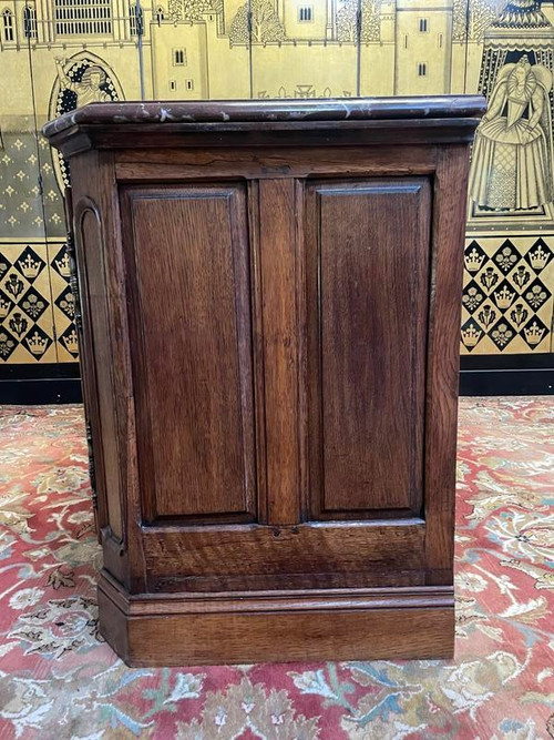 Jagd-Sideboard aus Louis XIV-Eiche