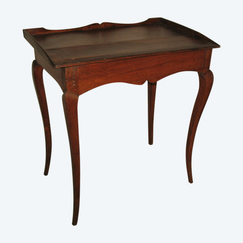 18th century Louis XV small fruitwood bureau table with 1 drawer