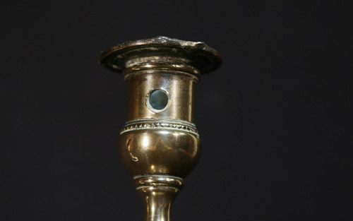 Louis XVI Bronze Candlestick  18th century 