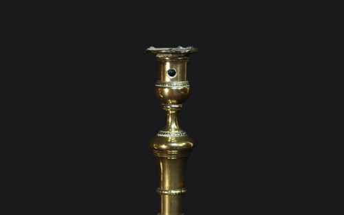 Louis XVI Bronze Candlestick  18th century 
