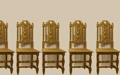 Set of 5 chairs 