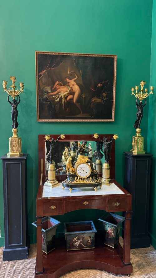 P.P.Thomire, grande paire de candélabres d'époque Empire. 