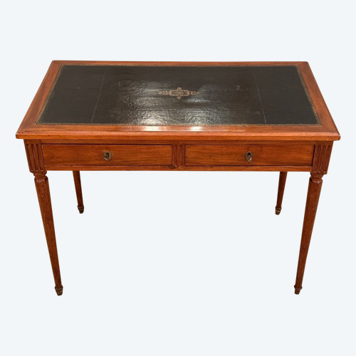 Louis XVI period mahogany flat desk circa 1780