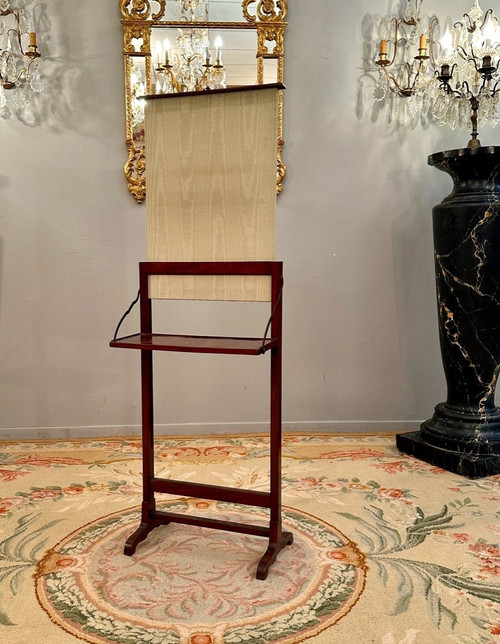 Kaminschirm aus Mahagoni, Louis XVI, um 1780