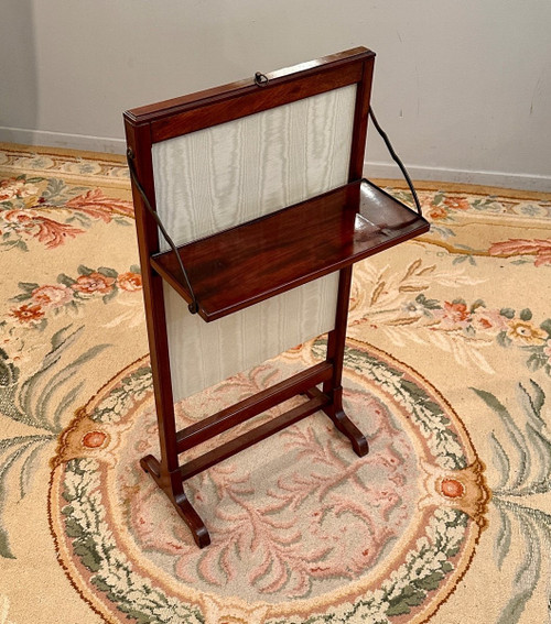 Kaminschirm aus Mahagoni, Louis XVI, um 1780