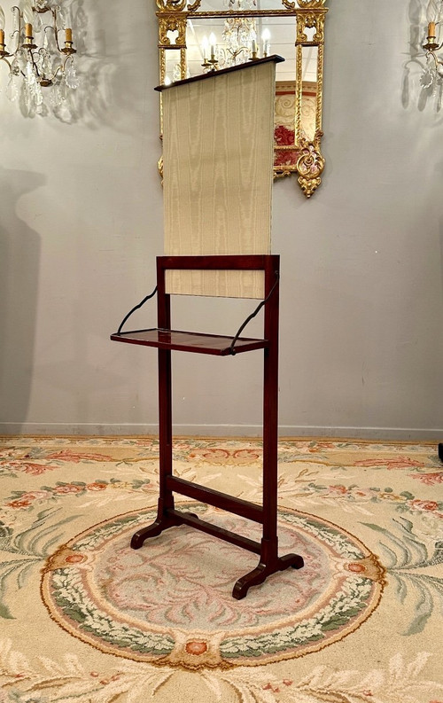 Kaminschirm aus Mahagoni, Louis XVI, um 1780