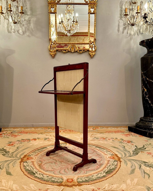 Kaminschirm aus Mahagoni, Louis XVI, um 1780