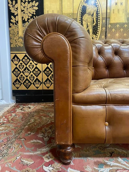Chesterfield Leather Sofa