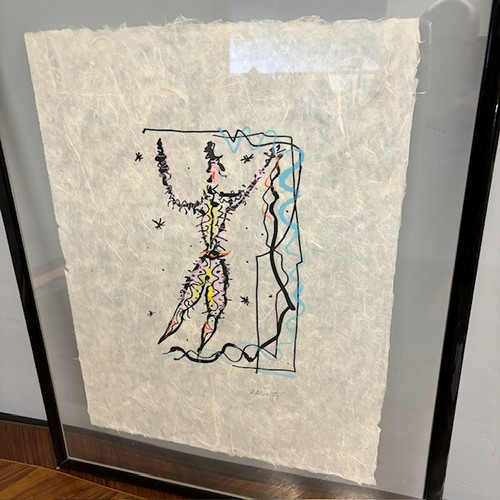 Painting, unique work by Rafael Alberti (1902 - 1999 ) . Contemporary art on paper by Riso