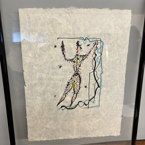 Painting, unique work by Rafael Alberti (1902 - 1999 ) . Contemporary art on paper by Riso