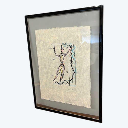 Painting, unique work by Rafael Alberti (1902 - 1999 ) . Contemporary art on paper by Riso