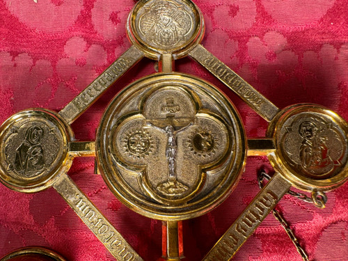 Vermeil Pyxis and Custode - 19th century