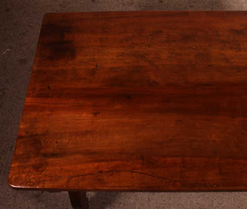 Table Espagnole En Noyer Du 17° Siècle