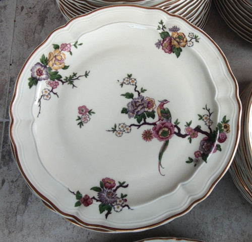 Altes 143-teiliges Geschirrset Limoges Bernardaud Modell Bengali