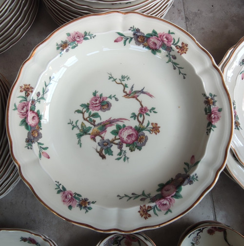 Altes 143-teiliges Geschirrset Limoges Bernardaud Modell Bengali