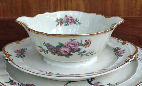 Altes 143-teiliges Geschirrset Limoges Bernardaud Modell Bengali