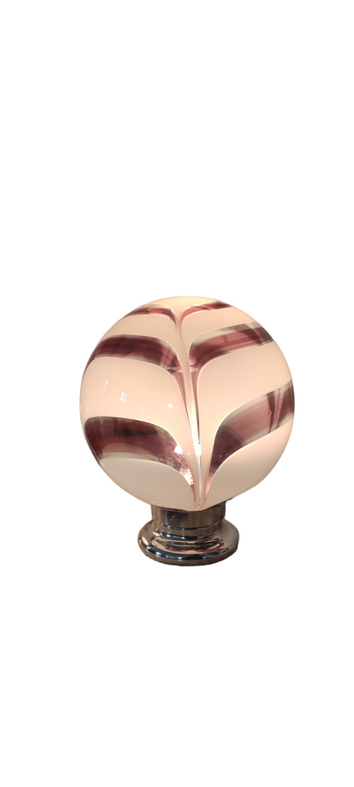 Lampada antica grande palla uovo Design XXL Vetro Murano Italia Carlo Nason