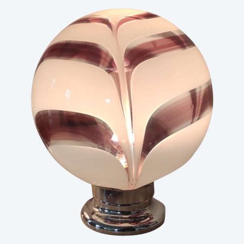Lampada antica grande palla uovo Design XXL Vetro Murano Italia Carlo Nason