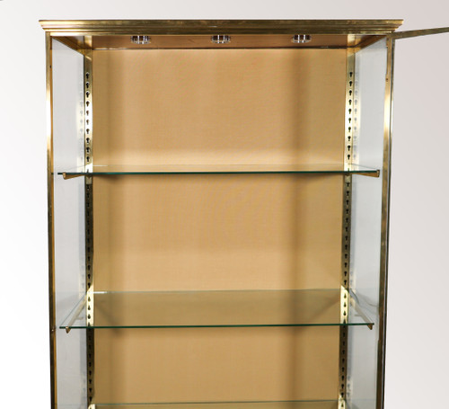 Vetrina in ottone, inizio XX secolo