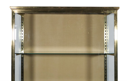 Vetrina in ottone, inizio XX secolo