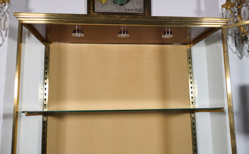 Vetrina in ottone, inizio XX secolo