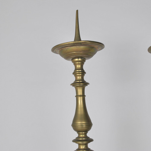 Coppia di piqué in bronzo, fine XVIII/inizio XIX secolo