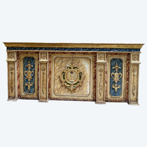 Autel Baroque En Bois - XVIIIe