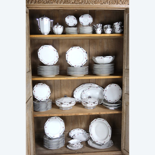 Servizio da tavola in porcellana Art Déco 113 pezzi
