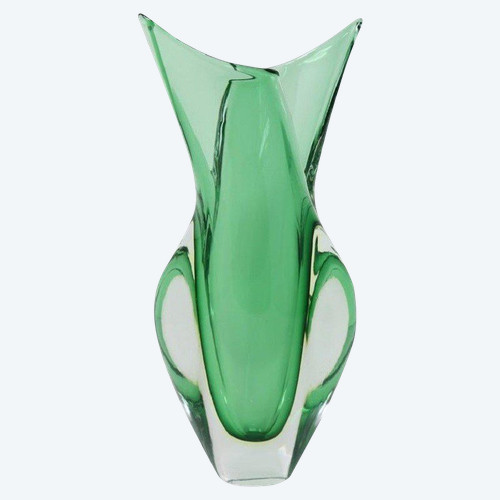 Sommerso-Vase aus Muranoglas, 1960er