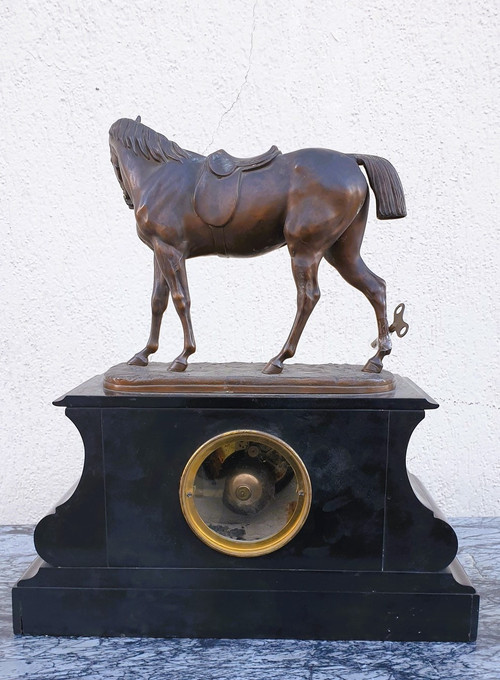 Emile Loiseau, Horse Clock, 19th century