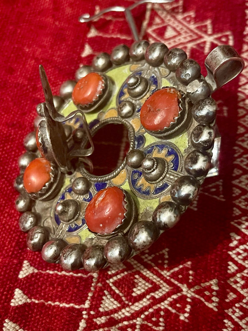 FIBEL, Anhänger, BENI YENNI, GRANDE KABYLIE, ALGERIEN. Ethnischer Schmuck . Berber Schmuck.