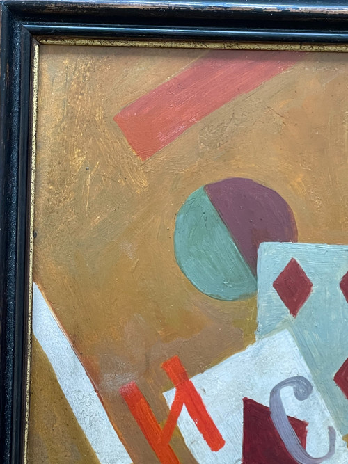 Jean POUGNI geboren Iwan Albertovich PUNI (1890-1956), "Das Karo-Ass" , 1915