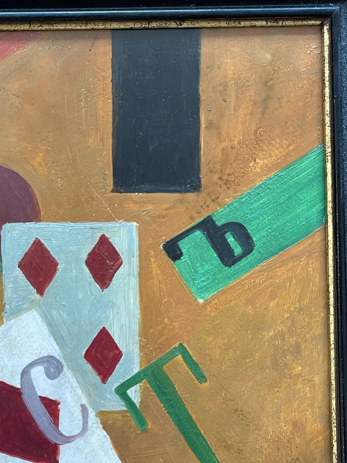 Jean POUGNI geboren Iwan Albertovich PUNI (1890-1956), "Das Karo-Ass" , 1915