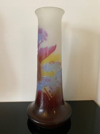 Art Nouveau Gallé vase