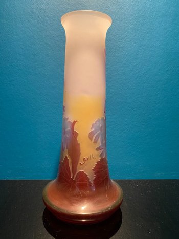 Art Nouveau Gallé vase