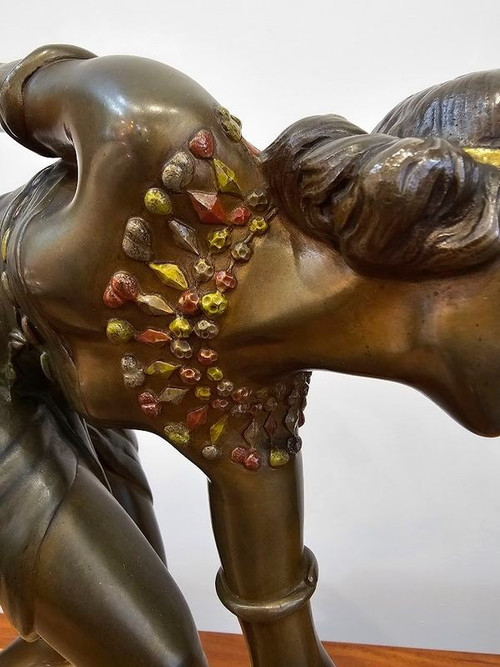 Art Deco Bronze „Orientänzerin“