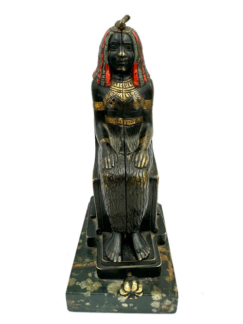 Bergman - Bronze Erotique De Vienne Déité Égyptienne