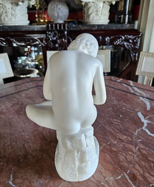 Spinario In Marmo Bianco