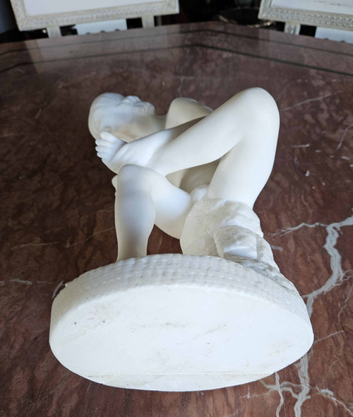 Spinario In Marmo Bianco