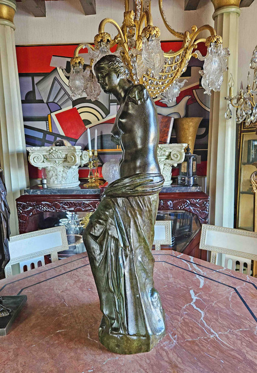 Venere Di Milo Con Patina Bronzo Ht 87 Cm