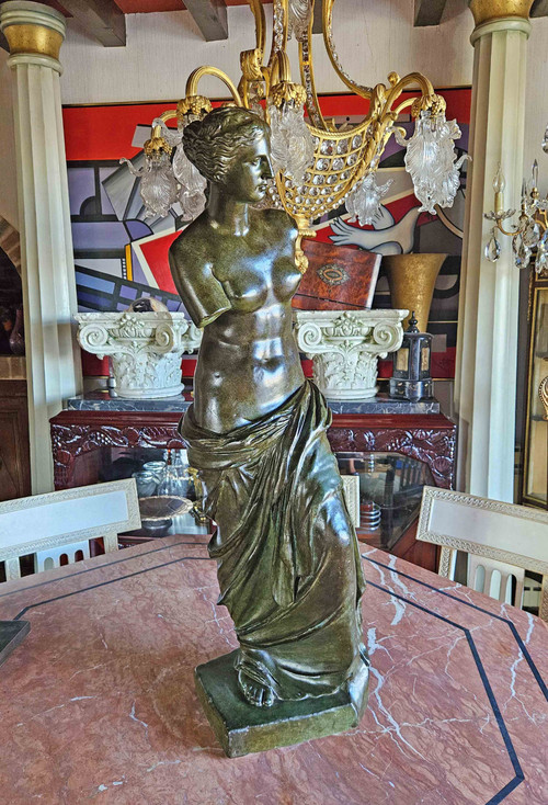 Venere Di Milo Con Patina Bronzo Ht 87 Cm