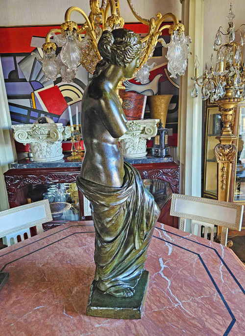 Venere Di Milo Con Patina Bronzo Ht 87 Cm