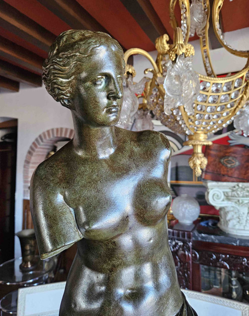 Venere Di Milo Con Patina Bronzo Ht 87 Cm
