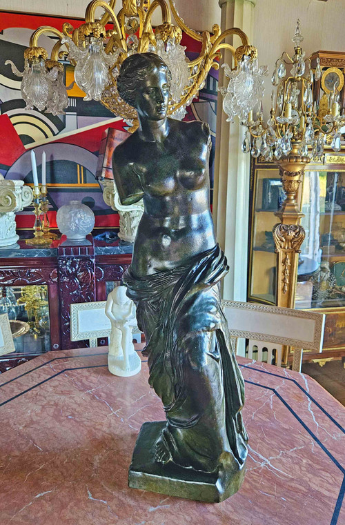 Venere Di Milo Con Patina Bronzo Ht 87 Cm