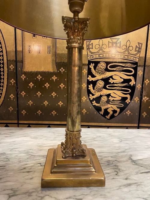 Lampe en Bronze style Empire 