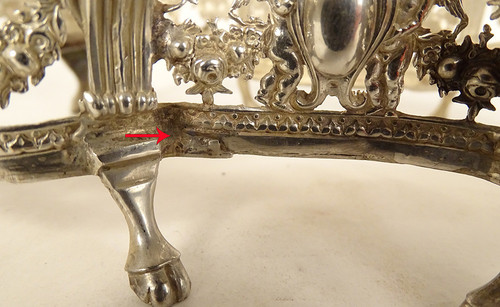 Pair of Louis XVI Silver Double Salt Cellars Farmers General Paris 1782 18th Century