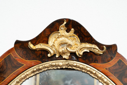 Vitrine Ancienne Victorienne En Noyer, Angleterre Du 19ème Siècle.